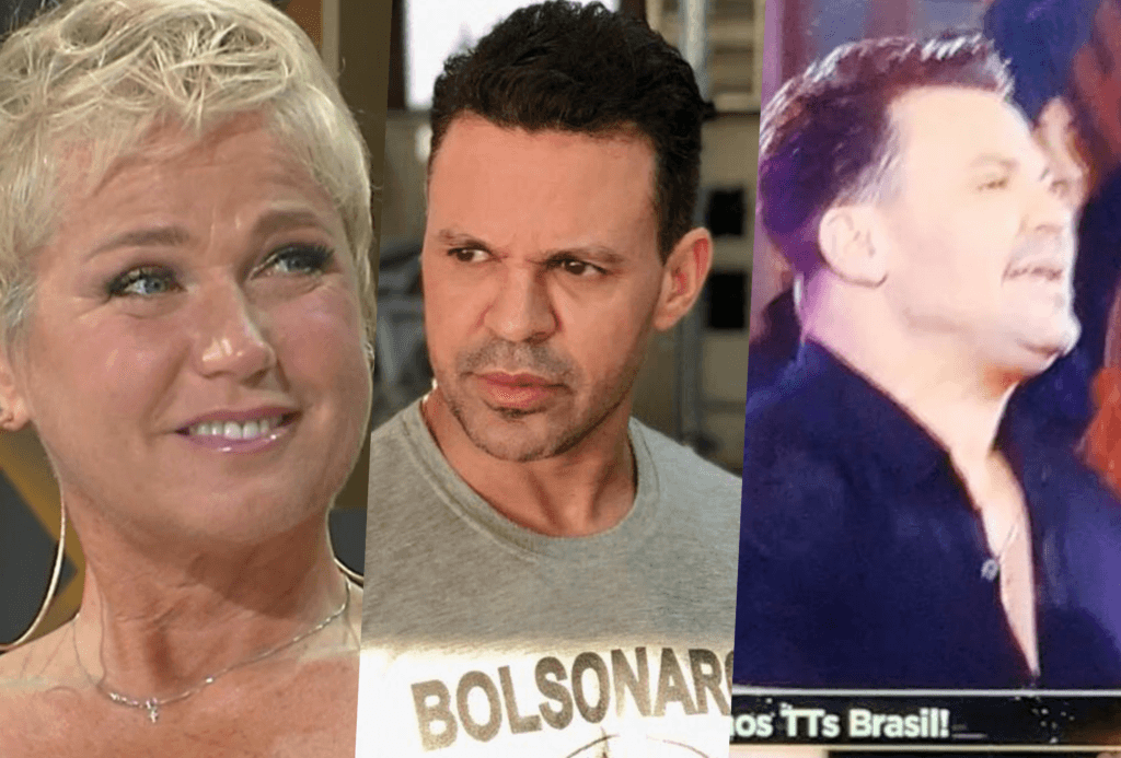 Xuxa se revolta, se isola e é flagrada fechando a cara para Eduardo Costa no Família Record