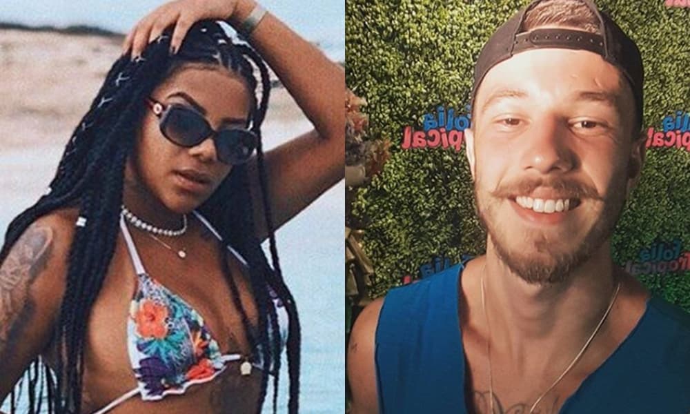 Gabriel Cartolano recebe cantada de Ludmilla e mostra abdômen ao vivo