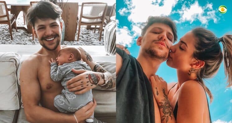 Após polêmicas no casamento, Saulo Poncio será pai e bebê já tem perfil no Instagram