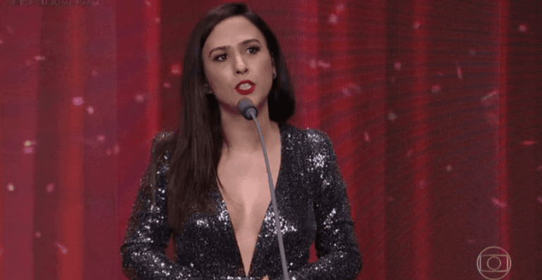 Tata Werneck no Melhores do Ano do Domingão do Faustão da Globo (Foto: Reprodução) Tata Werneck no Melhores do Ano do Domingão do Faustão da Globo (Foto: Reprodução)