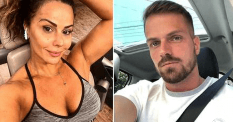 Viviane Araújo é flagrada aos beijos com rapaz 15 anos mais novo