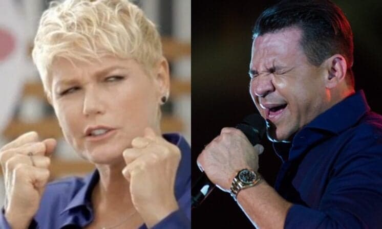 Xuxa parece não engolir presença de Eduardo Costa em especial da Record