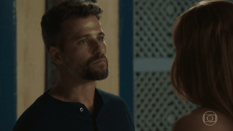 Gabriel (Bruno Gagliasso) em cena de O Sétimo Guardião (Foto: Reprodução/Globo)