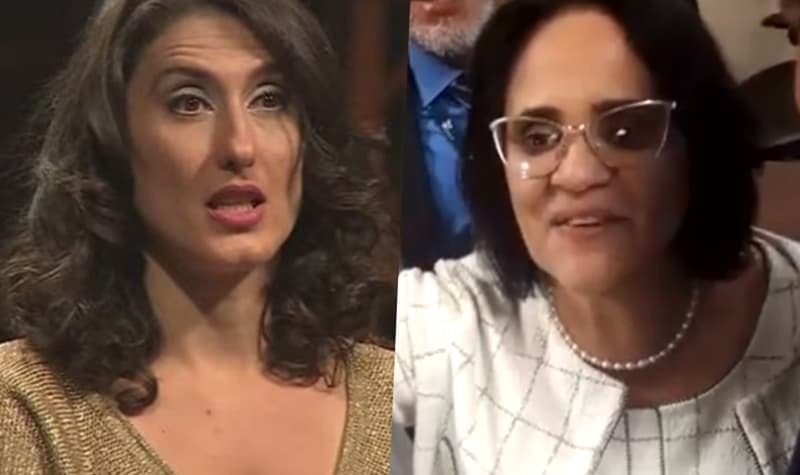Paola Carosella se revolta com ministra de Bolsonaro e protesta com look polêmico