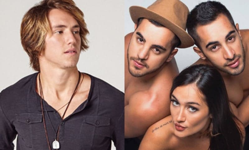 Vitor Kley aparece aos beijos com vocalista do grupo Melim e assume romance