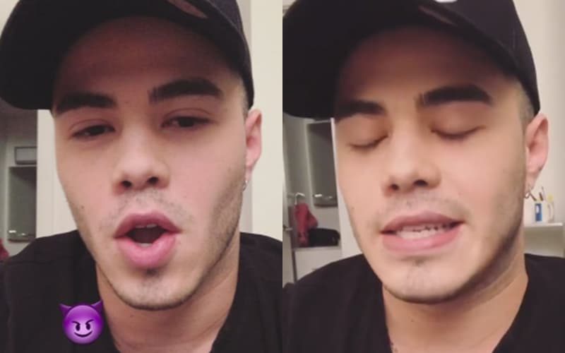 Ator insinua que Gustavo Rocha é gay e expõe supostas conversas com o youtuber no Instagram