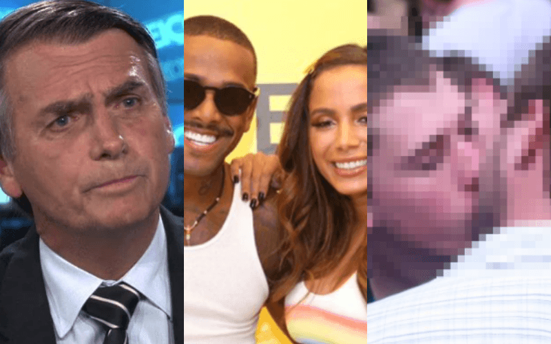 Bolsonaro intervém na TV, Nego do Borel e Anitta "brigam", Jornalistas assumem romance gay e mais