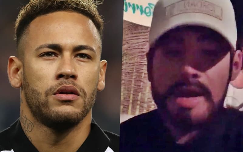 Neymar curte parte do Réveillon 'disfarçado'