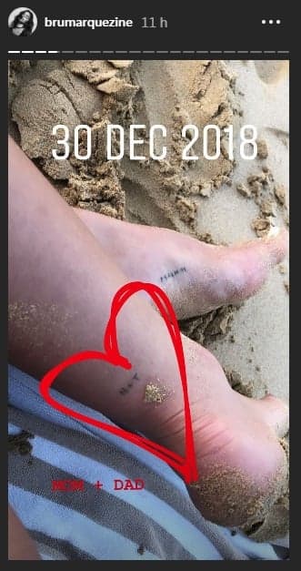 Bruna Marquezine exibe nova tatuagem (Foto: Divulgação) Bruna Marquezine exibe nova tatuagem (Foto: Divulgação)