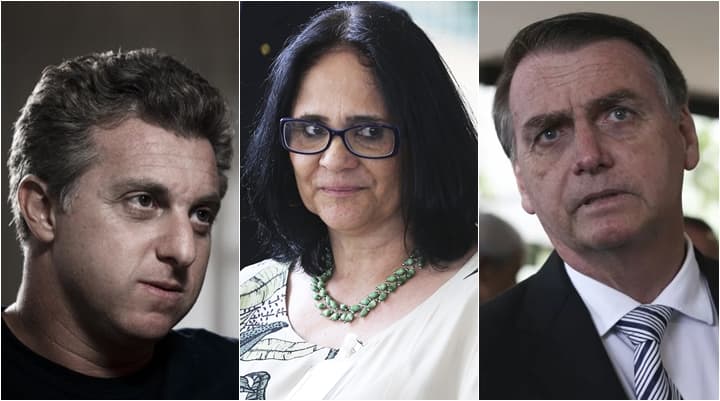 Criticado por rebater ministra Damares, Luciano Huck volta a se manifestar e diz torcer por governo Bolsonaro