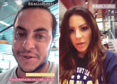 Thammy Miranda e Andressa Ferreira viajam para os EUA e devem iniciar o processo de fertilização