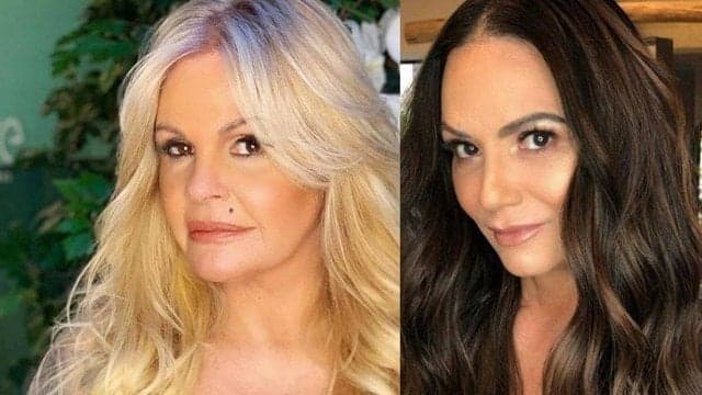 Apontadas como rivais, Luiza Brunet quebra protocolo e "consola" Monique Evans