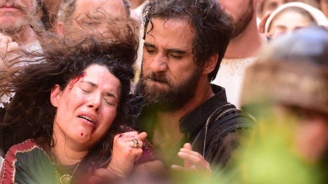 Record promete cenas fortes em sequência do apedrejamento em Jesus