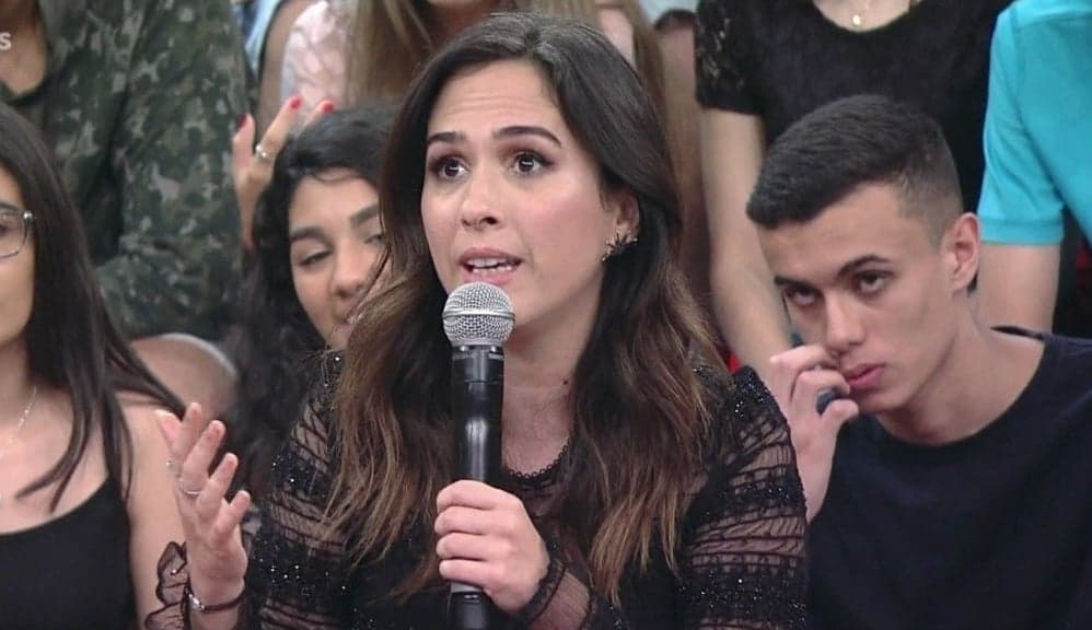 Fã tenta humilhar Tatá Werneck na Globo e termina ficando com a cara no chão