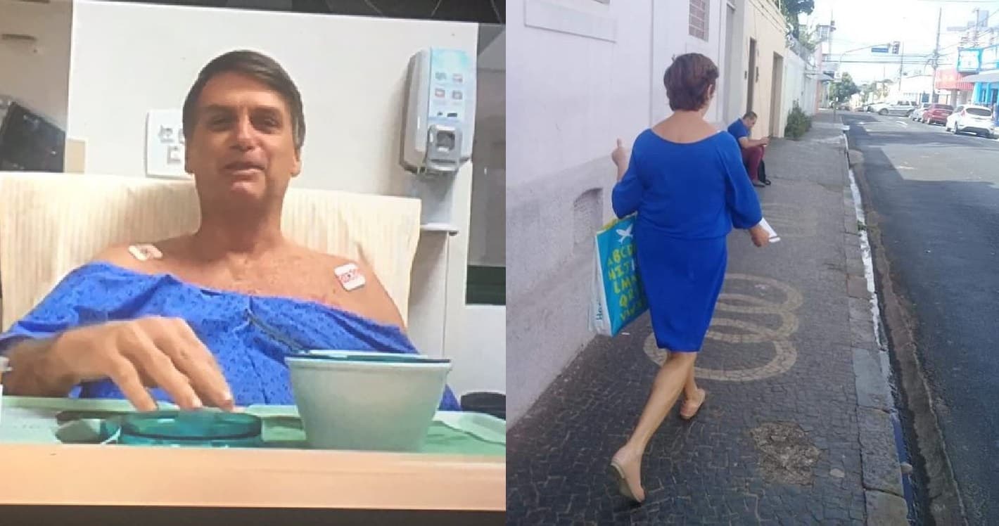 Bolsonaro e Marta de Uberlândia (Foto: Reprodução) Bolsonaro e Marta de Uberlândia (Foto: Reprodução)