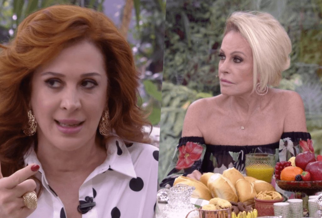 Claudia Raia faz a "sincerona" ao vivo na Globo, constrange Ana Maria Braga e dá bronca em apresentadora por fumar
