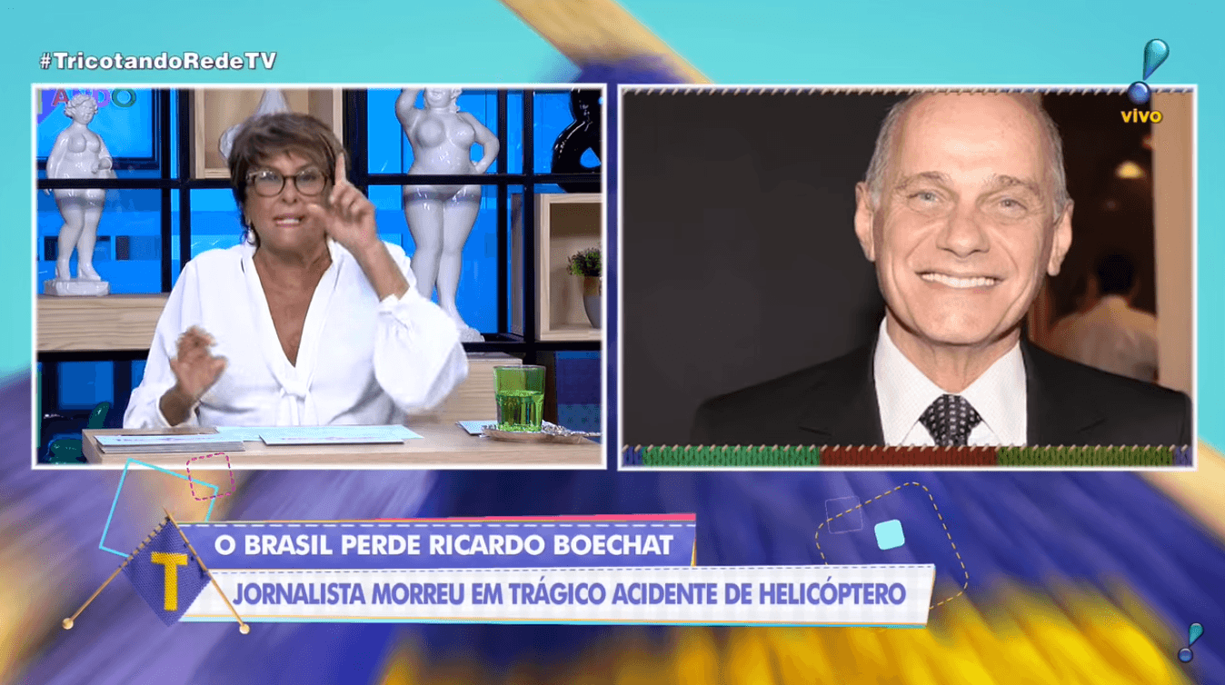 Márcia Sensitiva fala sobre Ricardo Boechat (Foto: Reprodução) Márcia Sensitiva fala sobre Ricardo Boechat (Foto: Reprodução)