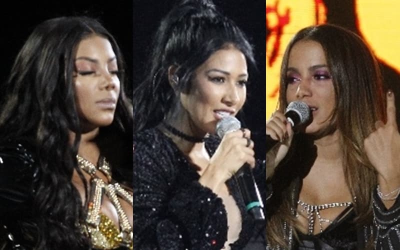 Ludmilla junta Anitta e Simaria no mesmo evento e as duas se evitam, após briga feia