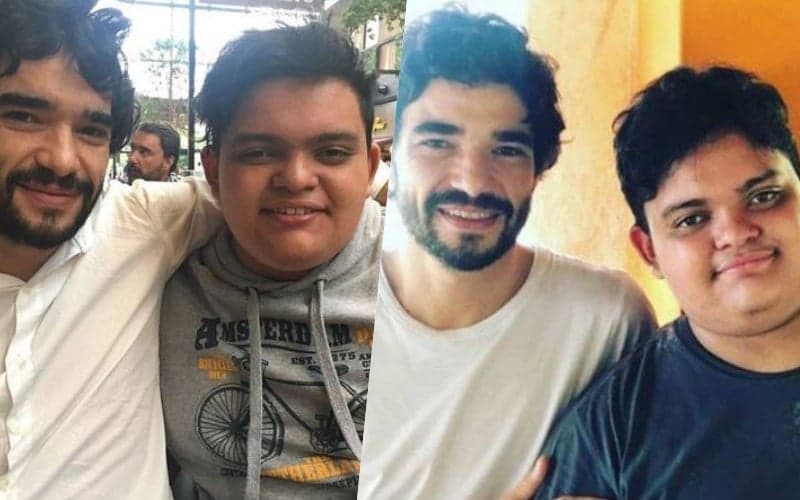 Caio Blat e ex-mulher deixam briga de lado e comemoram aniversário de 16 anos do filho