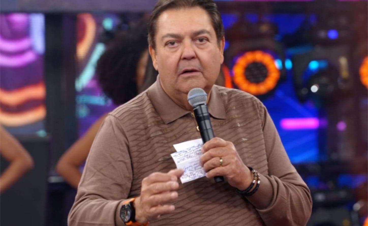 Faustão no comando de seu programa na Globo (Foto: Reprodução) Faustão no comando de seu programa na Globo (Foto: Reprodução)