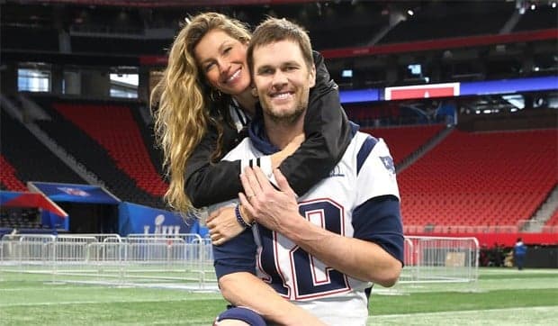 Gisele Bündchen posa ao lado de Tom Brady em momento romântico e ganha declaração de amor em português