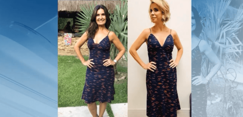 Fátima Bernardes copia look de jornalista da Record e ela se revolta: "Ela tem muito dinheiro"