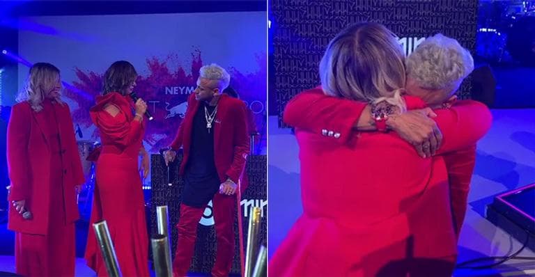 Marília Mendonça faz surpresa para Neymar, jogador se emociona e cai no choro