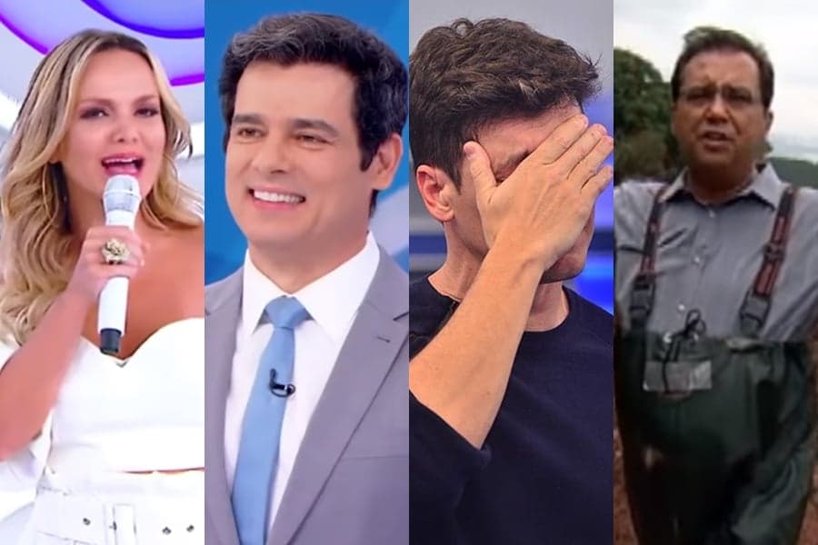 Subiu e desceu no ibope: Eliana e Celso Portiolli fazem a festa no SBT. Já Faro e Geraldo Luís provocam queda da Record