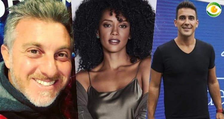 Taís Araujo, Luciano Huck e André Marques encontram forma curiosa de relembrar infância