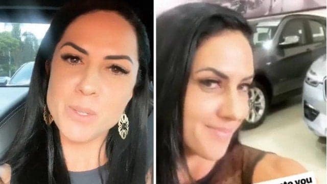 Noiva de Zezé Di Camargo, Graciele Lacerda compra o primeiro carro à vista e comemora situação