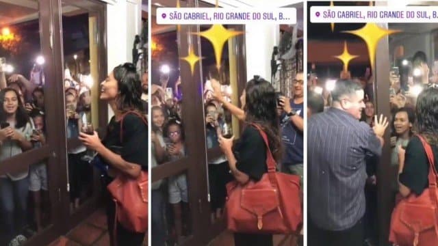 Juliana Paes causa histeria entre os fãs e atriz se diverte com alvoroço