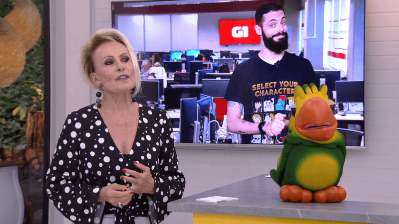 Ana Maria Braga alfineta jornalista da Globo ao vivo no Mais Você e ele rebate