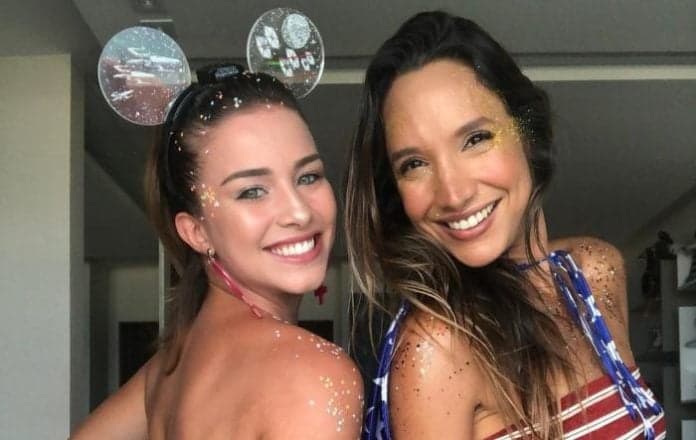 Após assumirem namoro Maria Maya e Laryssa Ayres são flagradas em momento íntimo