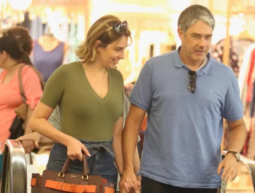 Menos discreto, William Bonner toma decisão sobre relacionamento com Natasha Dantas
