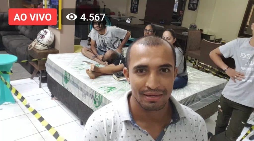 BBB de Rondônia: Loja de móveis faz 'prova de resistência' com duração de 13h e viraliza na web