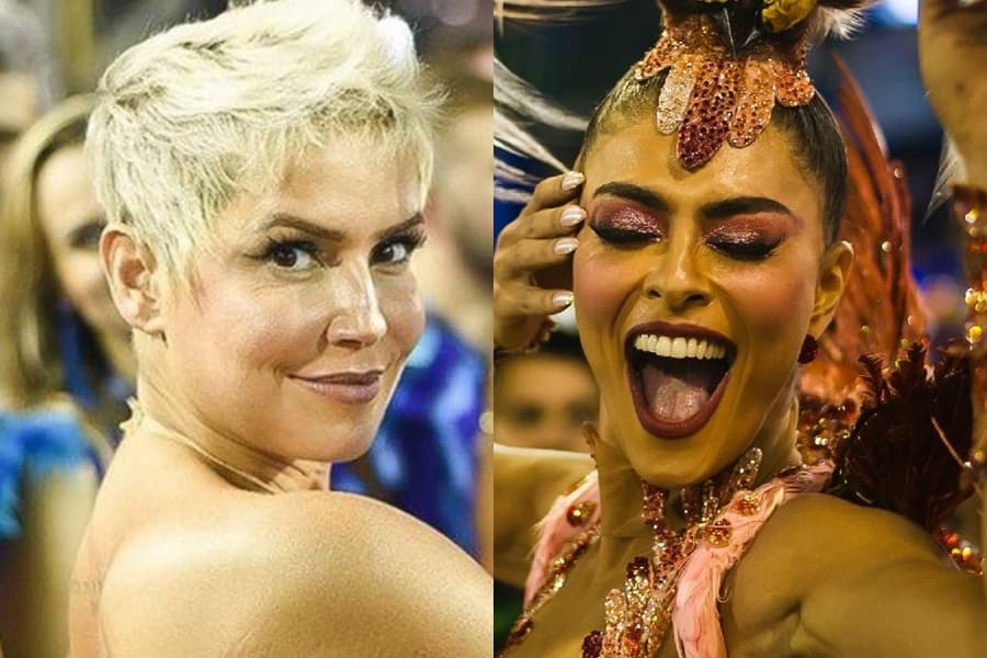 Atrizes da Globo, Deborah Secco e Juliana Paes se beijam no Carnaval e são flagradas