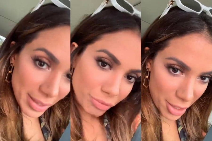 Anitta escorraça penetra da sua festa arrastando pelo braço e ameaça: "Olha o senso!"