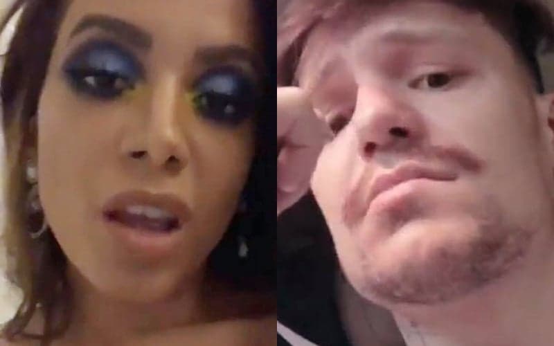 Saulo ridiculariza festa de Anitta, se recusa a ficar e é flagrado detonando o buffet da cantora