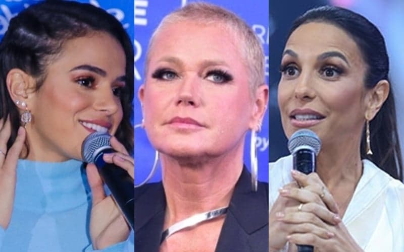 Xuxa, Ivete Sangalo e Bruna Marquezine (Foto: Reprodução) Xuxa, Ivete Sangalo e Bruna Marquezine (Foto: Reprodução)
