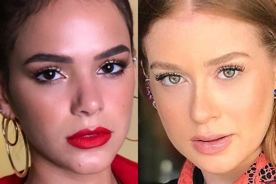 Ao ser questionada sobre rixa envolvendo Bruna Marquezine, Marina Ruy Barbosa desabafa: "É muito superficial"