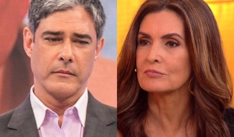 Questionada se ainda era casada com William Bonner, Fátima Bernardes se rebela, corta o ex de foto e gera polêmica