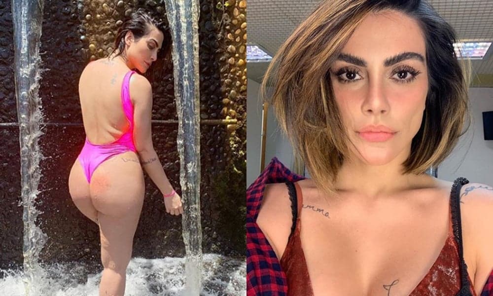 Além de lipoaspiração, Cleo também colocou silicone no bumbum