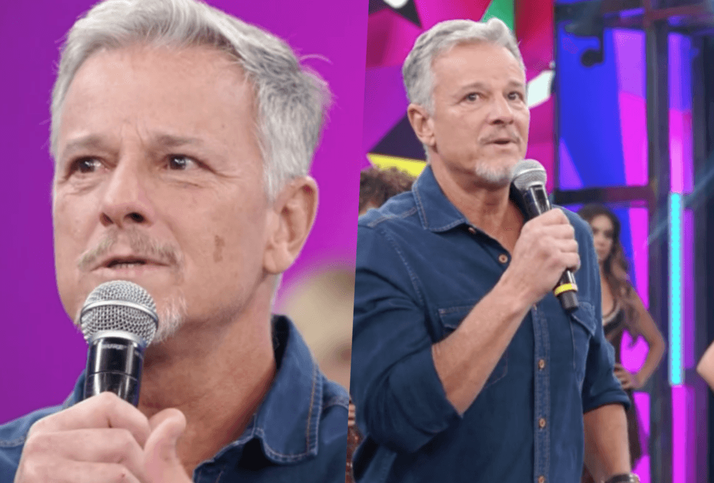 No Faustão, Marcelo Novaes se revolta com notícia de clima terrível em O Sétimo Guardião e solta os cachorros