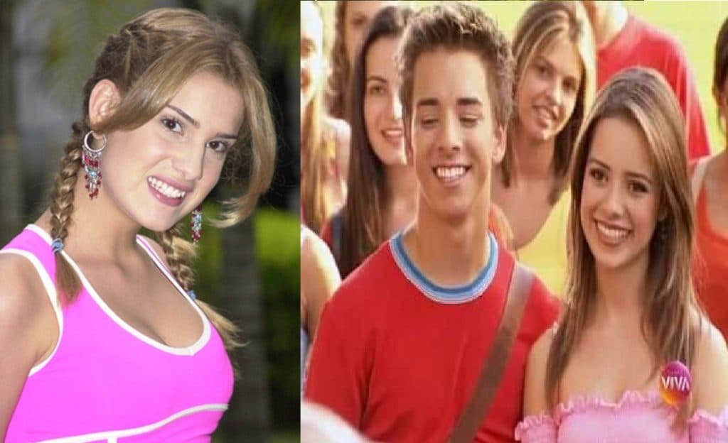 17 anos após fim do programa, atriz da série Sandy e Júnior aparece se casando e recebe recado da cantora