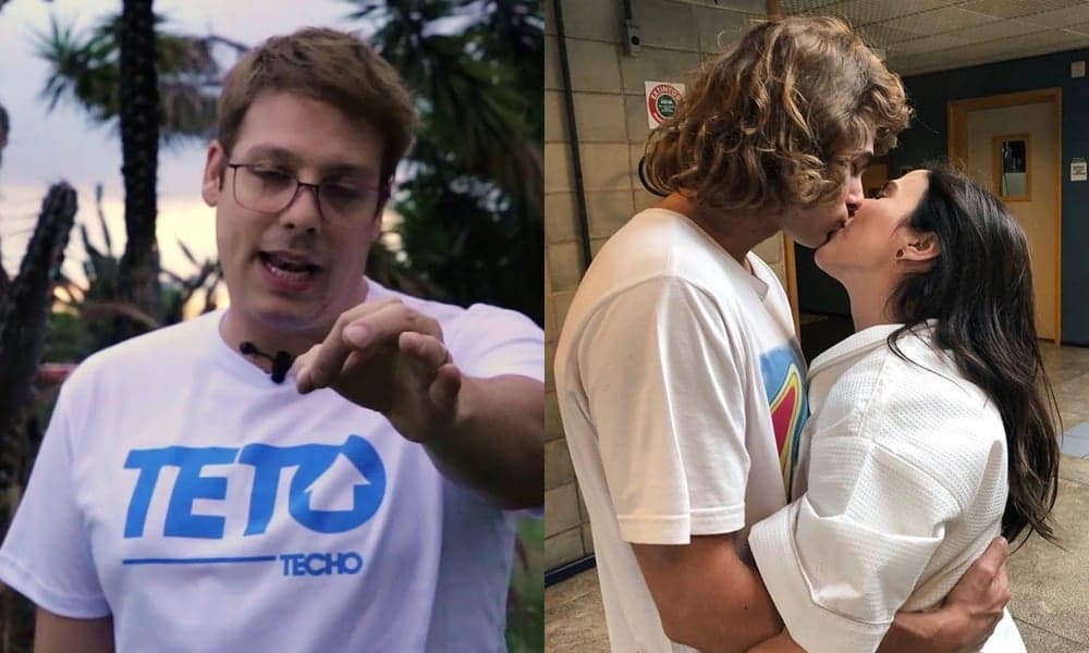 Fábio Porchat não perdoa e tira sarro da gravidez de Tatá Werneck: "Ela já era mãe do Rafael Vitti"