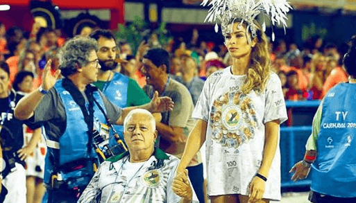 Globo aproveita carnaval e Grazi Massafera grava cenas na Sapucaí com Antônio Fagundes: 'Novo desafio'