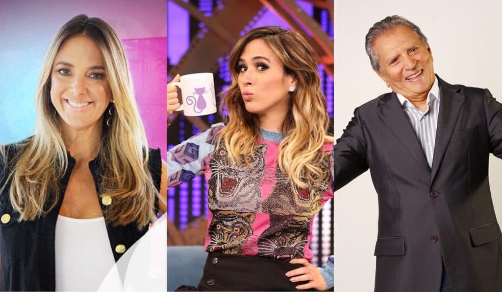 Ticiane Pinheiro, Tatá Werneck e Carlos Alberto de Nóbrega travam nova guerra pelo ibope às quintas