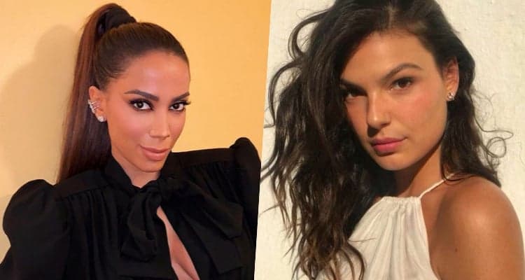 Isis Valverde aposta em look ousado para badalar em aniversário de Anitta