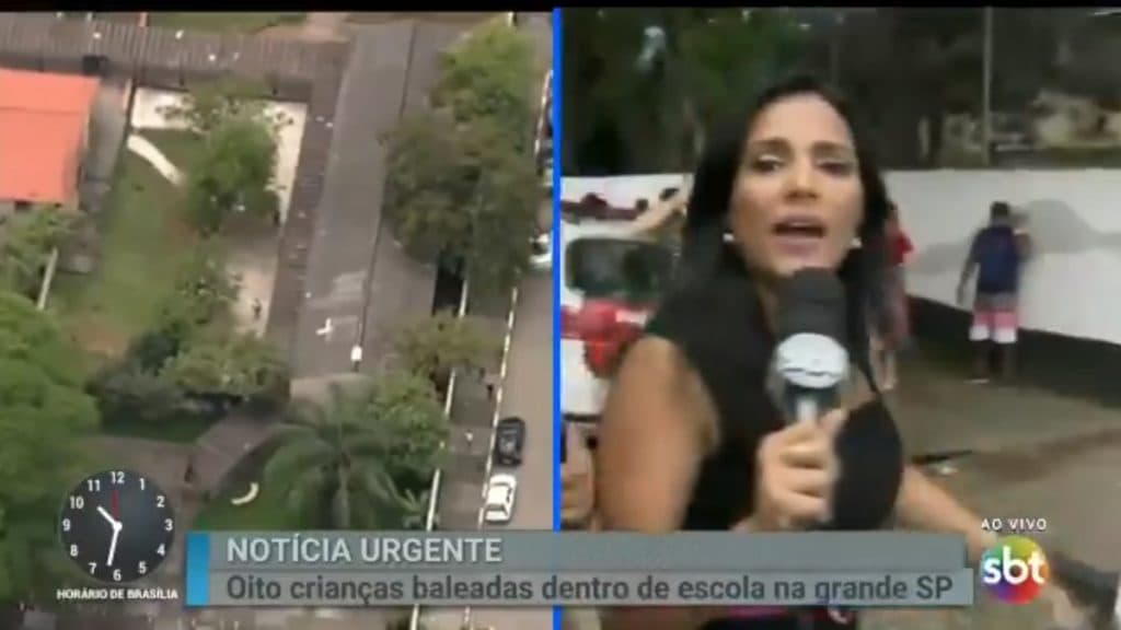 Repórter do Primeiro Impacto, Márcia Dantas passa vergonha diante de massacre e recebe chuva de críticas