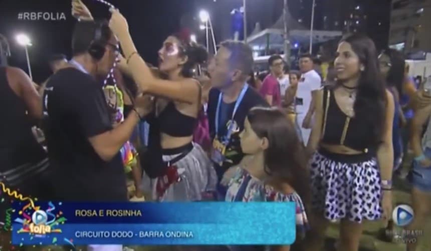 Não é Não: Repórter casado é assediado ao vivo por mulher, não é ajudado e deixa local correndo